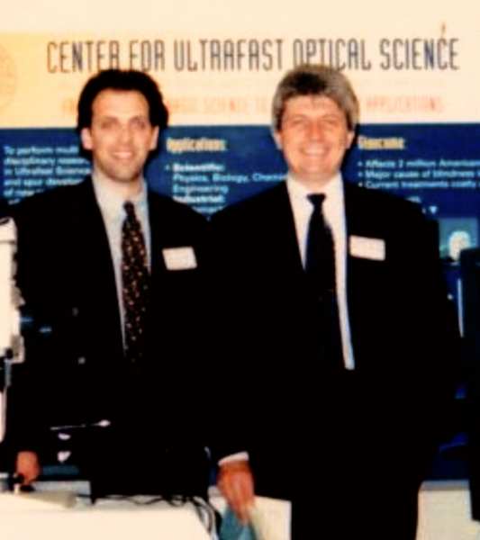 Ron Kurtz, MD and Tibor Juhasz, PhD circa 1996